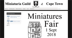 Desktop Screenshot of miniatures-capetown.org